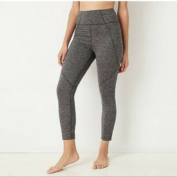 JoyLab Pants - JoyLab High-Rise Brushed Jersey 7/8 Leggings XS